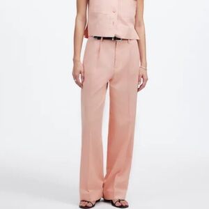 Madewell pale blush The Slouchy Straight Pant